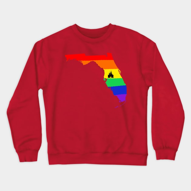Florida Pride Crewneck Sweatshirt by NoMidnightPodcast